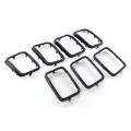 Car Front Grille Grill Ring Cover Inserts Protectors Frame Trims Kit