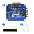 Isolated Rs232 Expansion Hat for Raspberry Pi 4b, Sc16is752+sp3232