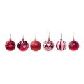 12pcs Boxed Christmas Ball Glitter Baubles Balls Ornament Pendant A