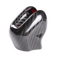 Carbon Fiber Car Central Control Gear Head Shift Knob Cover Trim