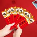6 Pcs Chinese Red Envelopes, Year Of The Tiger Hong Bao Lucky, C