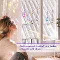 Colorful Crystal Suncatcher - 9pcs Hanging Sun Catchers with Chain