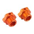 4pcs Metal Front and Rear Wheel Hub for Zd Racing Ex-07 1/7 Rc Car