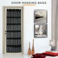 2x Clear Hanging Shoe Rack, Fabric Closet Shoe Organizer Storage Bag