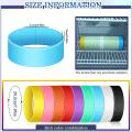 27 Pcs Silicone Bands for Sublimation Elastic Sublimation Paper