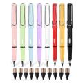 8pcs Inkless Pencils Eternal with Replaceable Head with Eraser