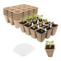 20 Pack Seed Starter Tray Kit,peat Pots for Vegetable & Flower