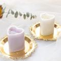2 Pieces Heart Candle Molds for Candle Making Scented Candles Dried