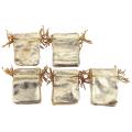 50pcs/lot Gold Candy Gift Bags Christmas Decoration Bags 7x9cm