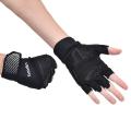 Boodun Workout Gloves for Men Women Gym Gloves with Cushion Pads L