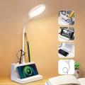 Led Desk Lamp Dimming Eye Caring Desk Lamp for Home Office White