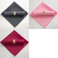 10pcs 48x48cm Polyester Cloth Napkins for Restaurant, Wine Red