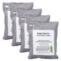 Activated Bamboo Charcoal Bag Odor Remover 200gx4, Air Purifying Bags