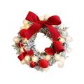 30cm Garland Christmas Decorations Wreath Artificial Rattan-a