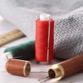 2pcs Wooden Needle Case with 24 Self Threading Needles for Sewing