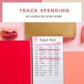 90 Pcs Expense Budget Sheets, for A6 Budget Binder, for Budgeting