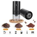 Portable Usb Rechargeable Burr Coffee Bean Grinder for Espresso