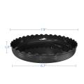 Plant Saucer 8 Inch,6 Pack Plant Trays,for Indoor and Outdoor,black