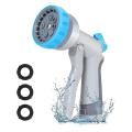 Garden Hose Nozzle,with 8 Adjustable Spray Patterns, for Watering