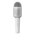 Wireless Noise Reduction Microphone Built-in Sound Card (white)