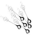 6 Pack Cute Teaspoons Stainless Steel Musical Notation Shaped