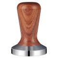 Coffee Powder Hammer with Solid Wood Handle, Red Rosewood 58mm