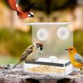 Wild Bird Feeder Window with Strong Suction Cups and Seed Tray