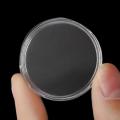 100pcs 21mm Plastic Coin Capsules Box Storage Clear Round