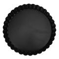 Non Stick Loose Base Pie Tart Quiche Tin Black (6 Inch)