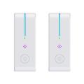 2pcs Air Purifier for Home Cleaner Mini Air Ionizer,white Us Plug