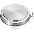 4pcs Stainless Steel Hob Covers Stove Plate Top Protector 17/21cm