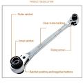 Socket Wrench, Multifunction 72 Teeth Ratchet Wrench Repair Tools