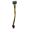 Ssd / Sata Iii Hard Connection Cables Power Splitter Cable 6 Pack