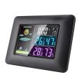 Wireless Weather Clock with Color Screen Weather Forecast Eu Plug