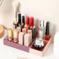 Silicone Organizer Lipstick Storage Rack Cosmetic Desktop Lip -gray