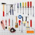 60 Assorted Premium Metal Pegboard Hooks to Secure Hooks In Place