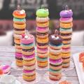 4pcs Clear Acrylic Donut Stand for Party 12 Inch Tall Display Stand