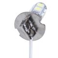 2 X Car H3 Socket 9 White 5050-smd Led Foglight Fog Light Lamp Dc 12v