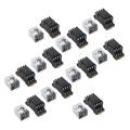 10x Dc 24v Coil Volt 4pdt 14 Pin Terminal Electromagnetic Relay Hh54p