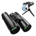 12x42 Hd Binoculars with Phone Mount, Tripod Large View Binoculars