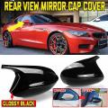 Car Glossy Black Side Rearview Mirror Cap Cover For-bmw Z4 E89 09-16