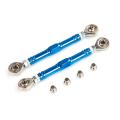 Cnc Metal Steering Pull Rod Set for 1/5 Losi 5ive-t 5t Rovan ,blue