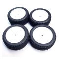 4pcs 73mm Tires Tyre Wheel for Wltoys 144001 Lc Racing 1/12 Rc Car