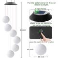 Crystal Ball Solar Wind Chimes Lights