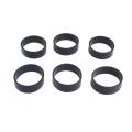 6pcs Rubber Fixed Rings for Scuba Diving Dive Weight Belt Underwater