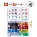 288 Pieces Car Fuses Assortment Kit for Marine, Auto, Rv, Boat, Truck