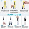 Ph Meter and Tds Meter,digital Water Quality Tester, 0-9990 Ppm