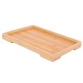 Wooden Serving Tray Kung Fu Tea Cutlery Trays Storage Pallet 28x19cm
