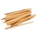 10 Pieces Bamboo Toast Tongs, Bamboo Tongs 7 Inches Toaster Tongs