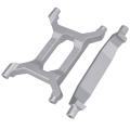 Metal Rear Lower Chassis Brace Frame Support for Axial Scx6,silver